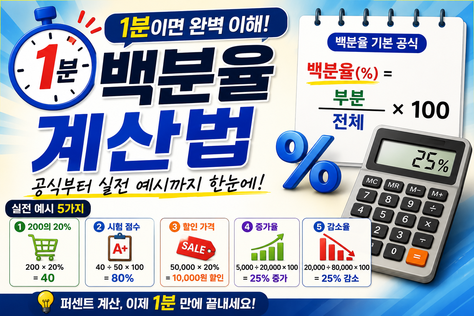 백분율계산법