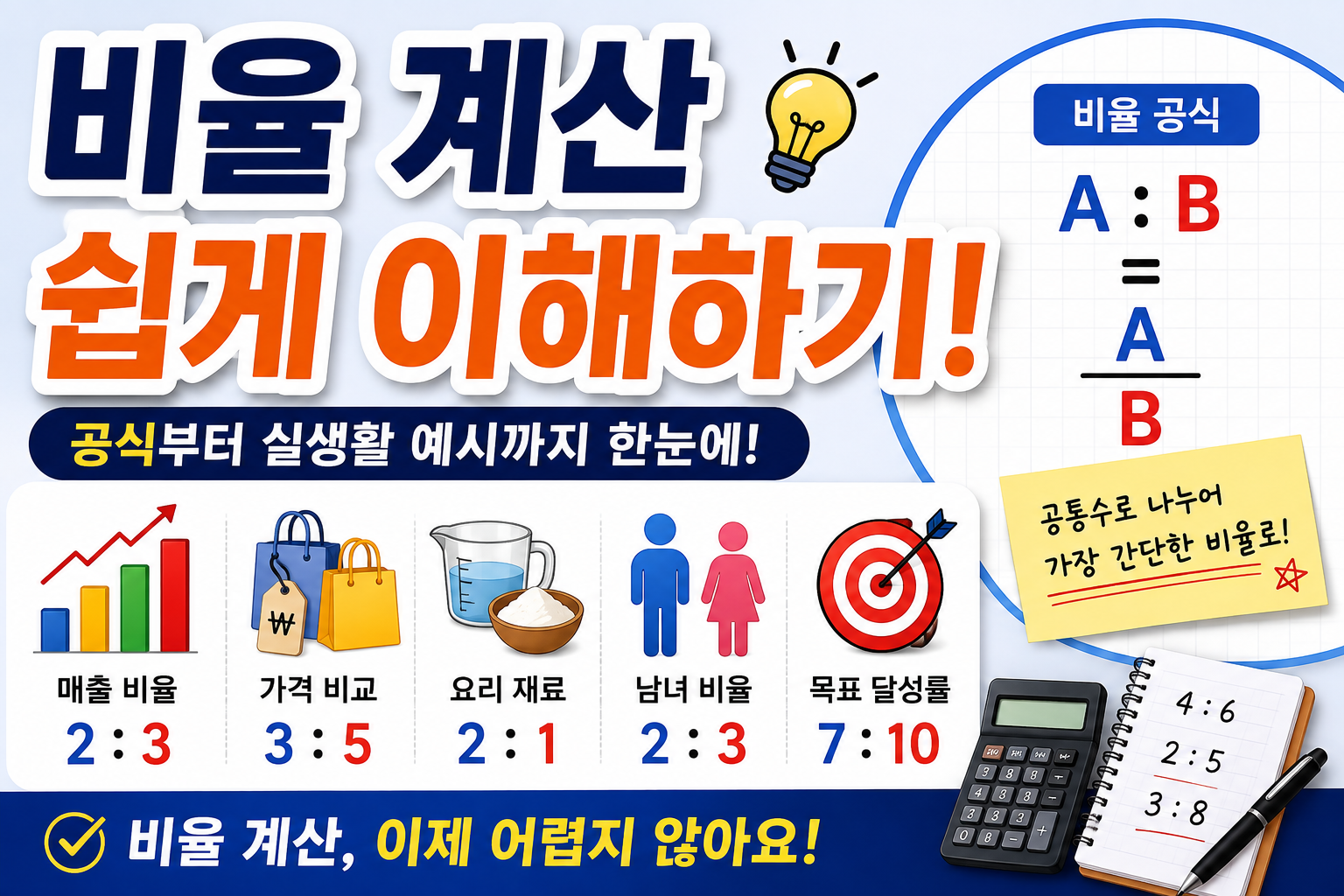 비율계산하는법
