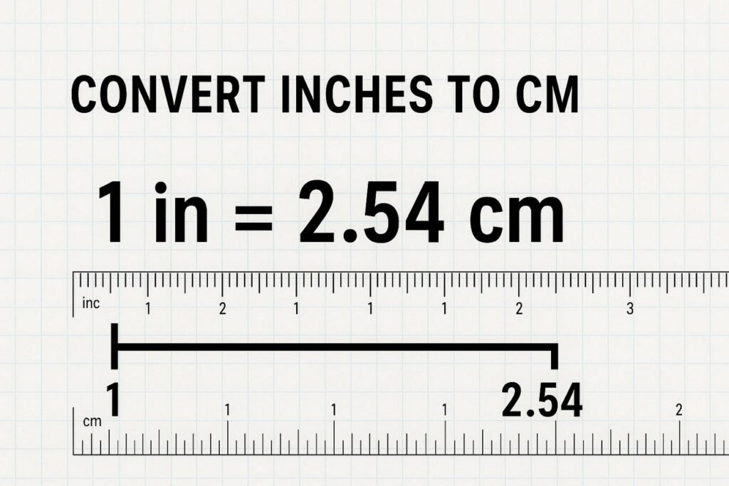 인치와 cm