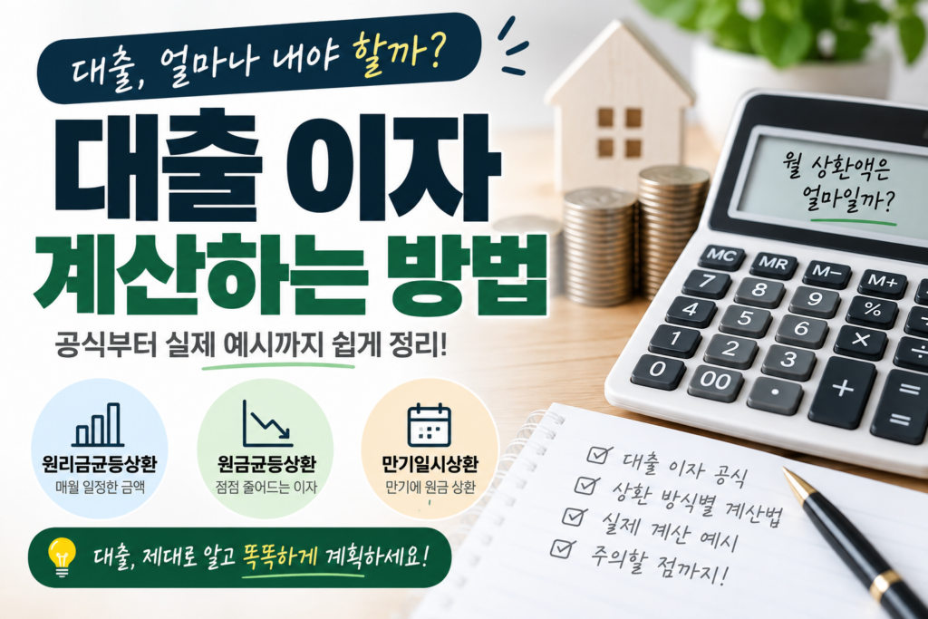 대출이자계산하는방법