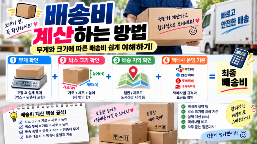 배송비 계산