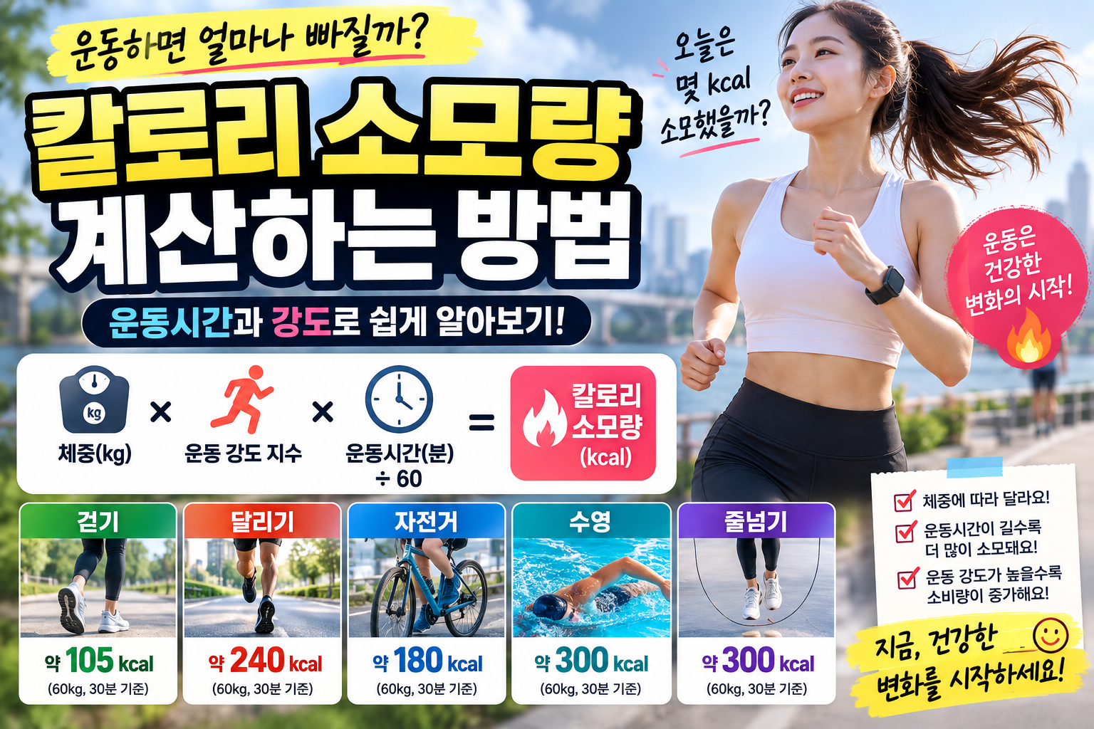 칼로리 소모량 계산